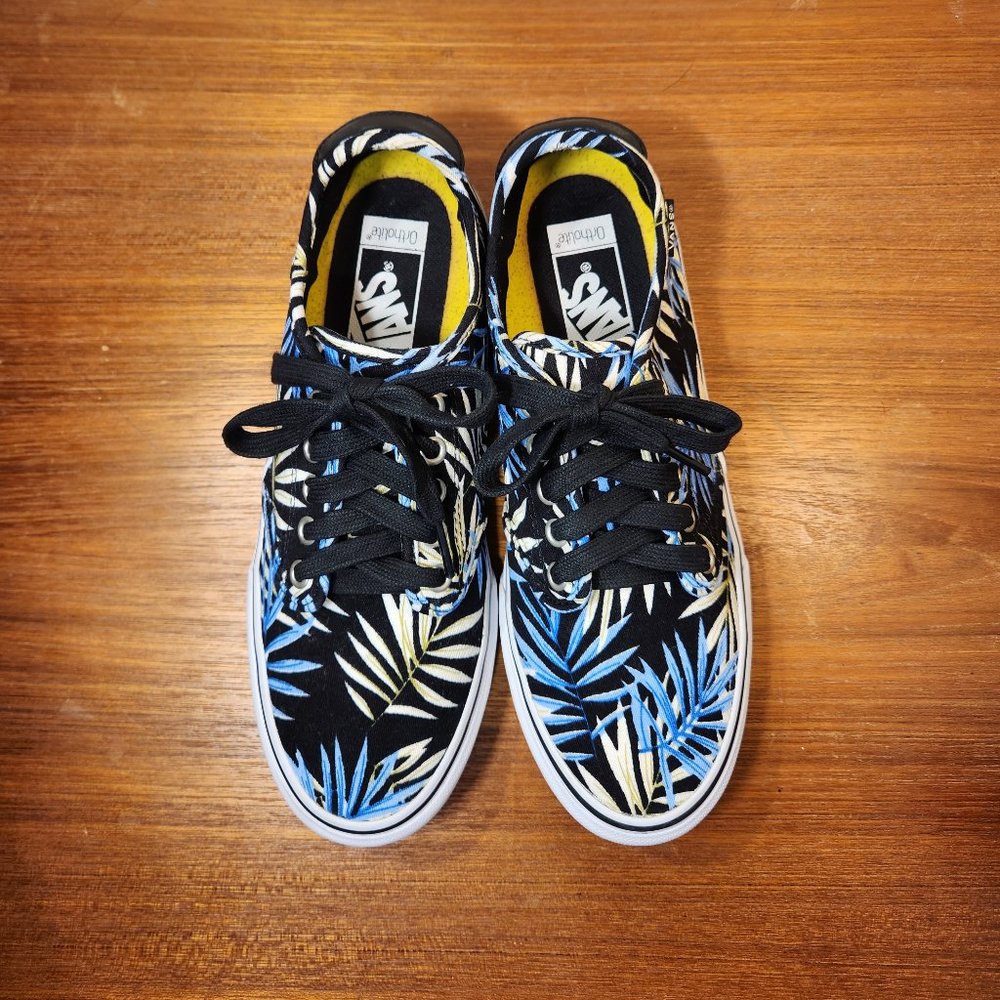 VANS Ortholite Camden Deluxe Canvas Palm Authentic Sneaker Women (8.0)